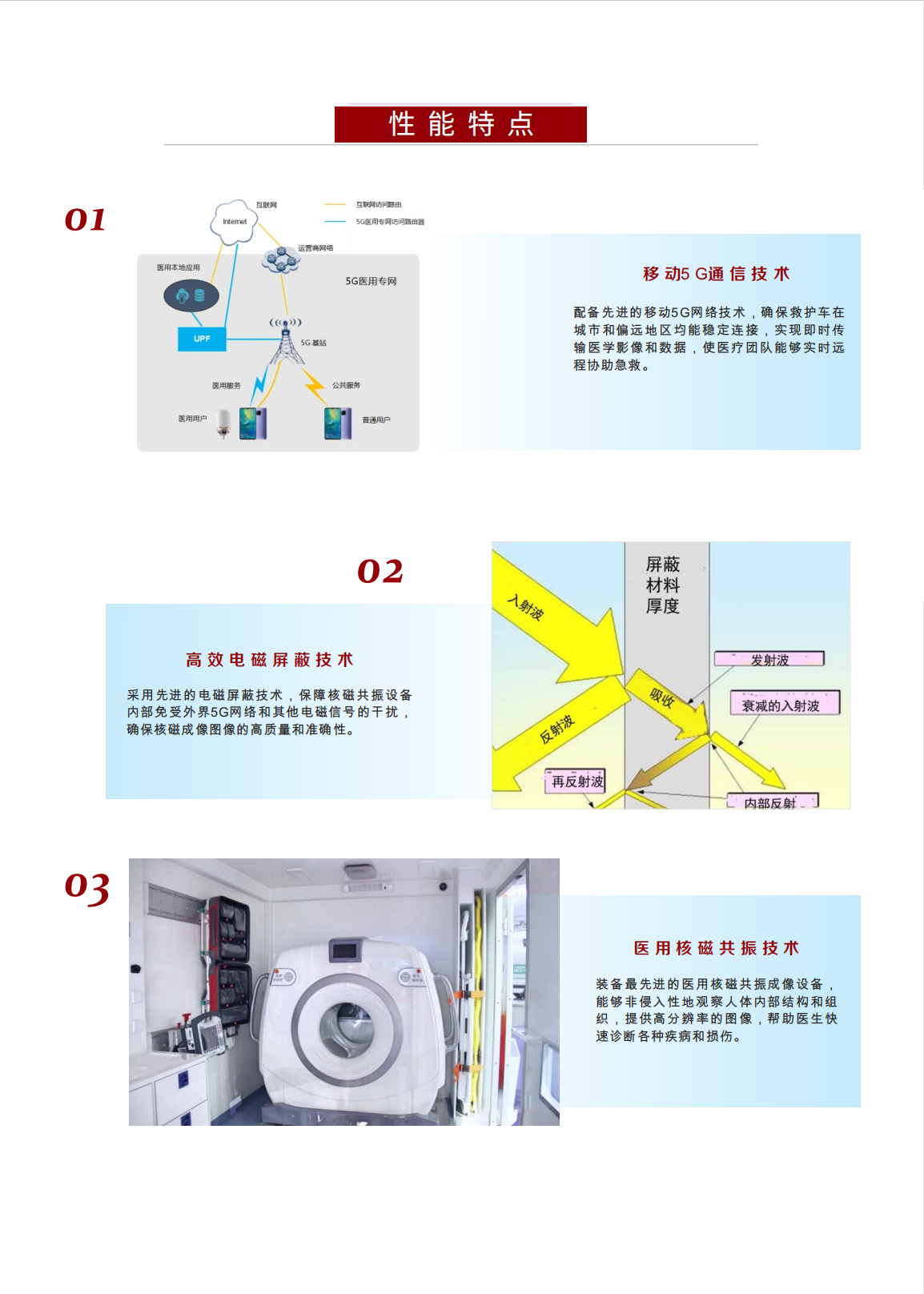 MRI核磁共振救護車 急救檢查車 腦卒中體檢醫(yī)療車(圖3)